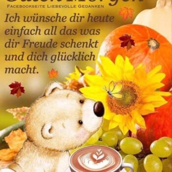 ᐅ guten morgen herbst | Guten Morgen GB Pics, Gästebuchbilder